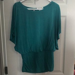 NWOT white house black market blouse,cinched waist